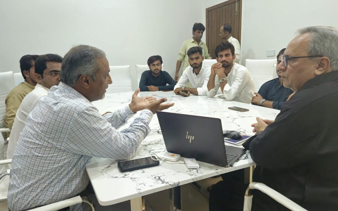 Faculty & Students of Shaheed Benazir Bhutto University Nawabshah visit