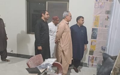 Visit of Mr. Roshan Ali Kanasro to the Institute