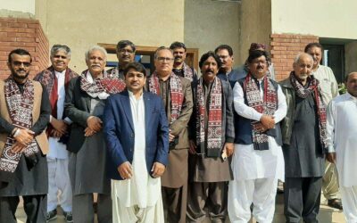 Visit of Literary Figures of Waseb at the Institute